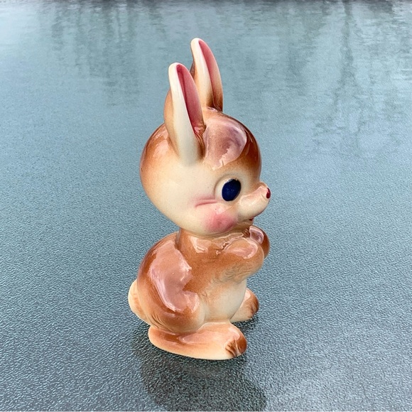 Ruth Remple Mid-Century Modern Kitsch Brown Bunny Rabbit Figurine - Picture 3 of 8